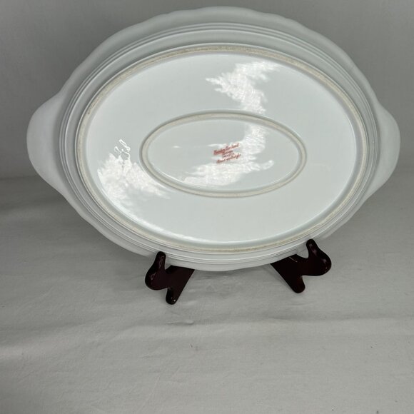 Theodore Haviland Limoges‎ France Floral Oval Serving Platter Set With Gold Trim - Picture 10 of 16